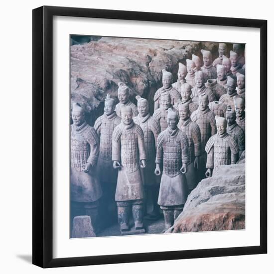 China 10MKm2 Collection - Army of Terracotta Warriors - Shaanxi Province-Philippe Hugonnard-Framed Photographic Print