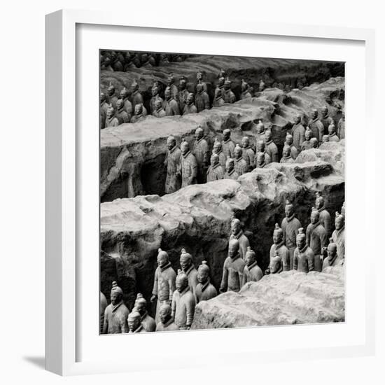 China 10MKm2 Collection - Army of Terracotta Warriors - Shaanxi Province-Philippe Hugonnard-Framed Photographic Print