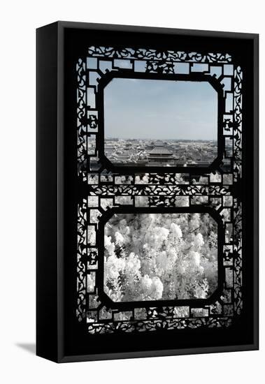 China 10MKm2 Collection - Asian Window - Another Look Series - Forbidden City-Philippe Hugonnard-Framed Stretched Canvas