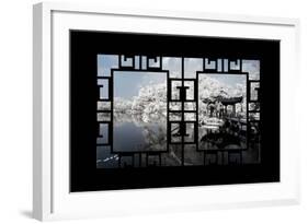 China 10MKm2 Collection - Asian Window - Another Look Series - White Dream-Philippe Hugonnard-Framed Photographic Print