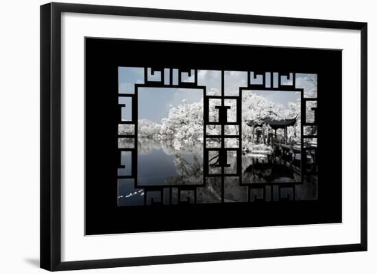 China 10MKm2 Collection - Asian Window - Another Look Series - White Dream-Philippe Hugonnard-Framed Photographic Print