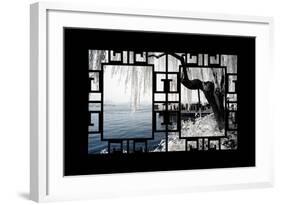 China 10MKm2 Collection - Asian Window - Another Look Series - White Lake-Philippe Hugonnard-Framed Photographic Print