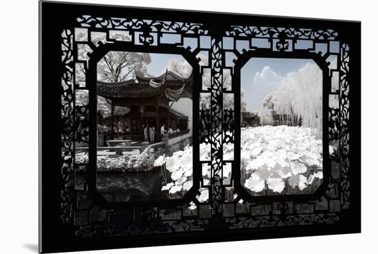 China 10MKm2 Collection - Asian Window - Another Look Series - White Lotus-Philippe Hugonnard-Mounted Photographic Print