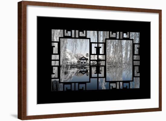 China 10MKm2 Collection - Asian Window - Another Look Series - White Reflections-Philippe Hugonnard-Framed Photographic Print