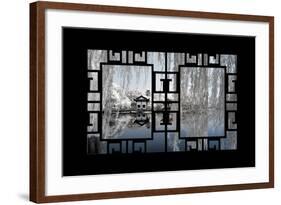 China 10MKm2 Collection - Asian Window - Another Look Series - White Reflections-Philippe Hugonnard-Framed Photographic Print