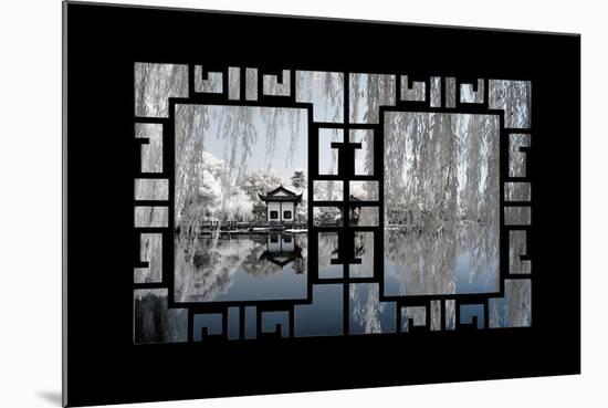 China 10MKm2 Collection - Asian Window - Another Look Series - White Reflections-Philippe Hugonnard-Mounted Photographic Print