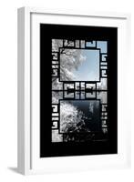 China 10MKm2 Collection - Asian Window - Another Look Series - White Reflections-Philippe Hugonnard-Framed Photographic Print