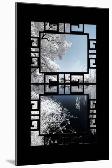 China 10MKm2 Collection - Asian Window - Another Look Series - White Reflections-Philippe Hugonnard-Mounted Photographic Print