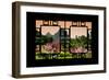China 10MKm2 Collection - Asian Window - Beautiful Asian Garden-Philippe Hugonnard-Framed Photographic Print