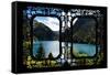 China 10MKm2 Collection - Asian Window - Beautiful Lake in the Jiuzhaigou National Park-Philippe Hugonnard-Framed Stretched Canvas