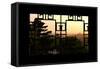 China 10MKm2 Collection - Asian Window - Beihai Park at Sunset - Beijing-Philippe Hugonnard-Framed Stretched Canvas