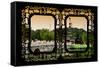 China 10MKm2 Collection - Asian Window - Beihai Park at Sunset-Philippe Hugonnard-Framed Stretched Canvas