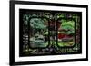 China 10MKm2 Collection - Asian Window - Bonsai Trees-Philippe Hugonnard-Framed Photographic Print