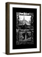 China 10MKm2 Collection - Asian Window - Chinese Architecture-Philippe Hugonnard-Framed Photographic Print