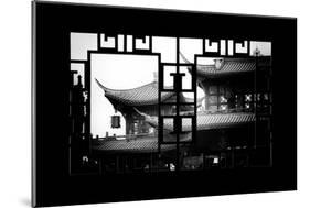 China 10MKm2 Collection - Asian Window - Chinese Architecture-Philippe Hugonnard-Mounted Photographic Print