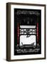 China 10MKm2 Collection - Asian Window - Chinese Art Temple-Philippe Hugonnard-Framed Photographic Print