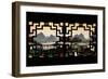 China 10MKm2 Collection - Asian Window - Chinese Boats with Karst Mountains at Sunset-Philippe Hugonnard-Framed Photographic Print