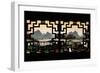 China 10MKm2 Collection - Asian Window - Chinese Boats with Karst Mountains at Sunset-Philippe Hugonnard-Framed Photographic Print