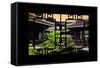 China 10MKm2 Collection - Asian Window - Chinese Buddhist Temple-Philippe Hugonnard-Framed Stretched Canvas