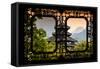 China 10MKm2 Collection - Asian Window - Chinese Buddhist Temple-Philippe Hugonnard-Framed Stretched Canvas