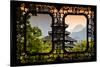 China 10MKm2 Collection - Asian Window - Chinese Buddhist Temple-Philippe Hugonnard-Stretched Canvas