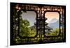 China 10MKm2 Collection - Asian Window - Chinese Buddhist Temple-Philippe Hugonnard-Framed Photographic Print