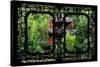 China 10MKm2 Collection - Asian Window - Chinese Pavilion in Garden-Philippe Hugonnard-Stretched Canvas