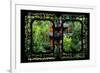 China 10MKm2 Collection - Asian Window - Chinese Pavilion in Garden-Philippe Hugonnard-Framed Photographic Print