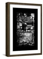 China 10MKm2 Collection - Asian Window - Chinese Temple-Philippe Hugonnard-Framed Photographic Print