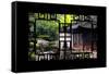 China 10MKm2 Collection - Asian Window - Classical Chinese Pavilion-Philippe Hugonnard-Framed Stretched Canvas