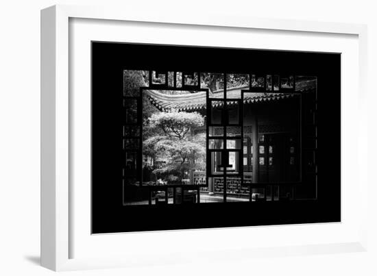 China 10MKm2 Collection - Asian Window - Classical Chinese Pavilion-Philippe Hugonnard-Framed Photographic Print