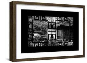 China 10MKm2 Collection - Asian Window - Classical Chinese Pavilion-Philippe Hugonnard-Framed Photographic Print