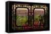 China 10MKm2 Collection - Asian Window - Forbidden City at Sunset - Beijing-Philippe Hugonnard-Framed Stretched Canvas