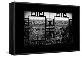 China 10MKm2 Collection - Asian Window - Forbidden City Beijing-Philippe Hugonnard-Framed Stretched Canvas