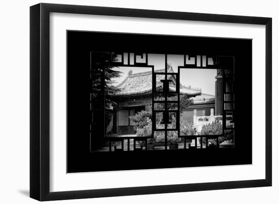 China 10MKm2 Collection - Asian Window - Forbidden City-Philippe Hugonnard-Framed Photographic Print