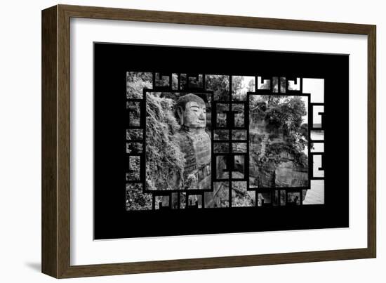 China 10MKm2 Collection - Asian Window - Giant Buddha of Leshan-Philippe Hugonnard-Framed Photographic Print