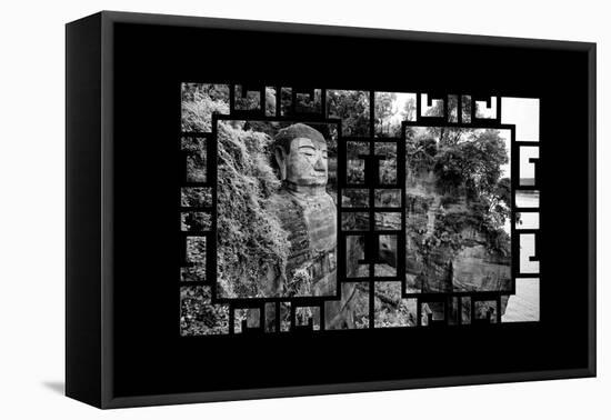 China 10MKm2 Collection - Asian Window - Giant Buddha of Leshan-Philippe Hugonnard-Framed Stretched Canvas