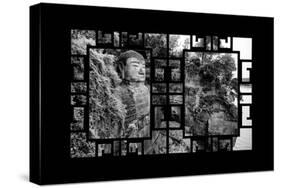China 10MKm2 Collection - Asian Window - Giant Buddha of Leshan-Philippe Hugonnard-Stretched Canvas