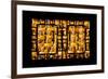 China 10MKm2 Collection - Asian Window - Gold Buddhist Statues in Longhua Temple-Philippe Hugonnard-Framed Photographic Print