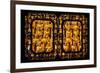 China 10MKm2 Collection - Asian Window - Gold Buddhist Statues in Longhua Temple-Philippe Hugonnard-Framed Photographic Print