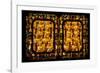 China 10MKm2 Collection - Asian Window - Gold Buddhist Statues in Longhua Temple-Philippe Hugonnard-Framed Photographic Print