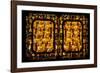 China 10MKm2 Collection - Asian Window - Gold Buddhist Statues in Longhua Temple-Philippe Hugonnard-Framed Photographic Print