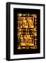 China 10MKm2 Collection - Asian Window - Gold Buddhist Statues in Longhua Temple-Philippe Hugonnard-Framed Photographic Print