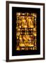 China 10MKm2 Collection - Asian Window - Gold Buddhist Statues in Longhua Temple-Philippe Hugonnard-Framed Photographic Print