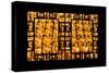 China 10MKm2 Collection - Asian Window - Gold Buddhist Statues in Longhua Temple-Philippe Hugonnard-Stretched Canvas