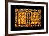 China 10MKm2 Collection - Asian Window - Gold Buddhist Statues in Longhua Temple-Philippe Hugonnard-Framed Photographic Print