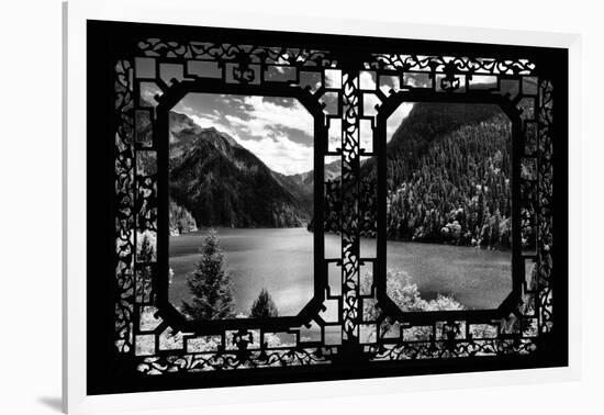 China 10MKm2 Collection - Asian Window - Great View of Lake in the Jiuzhaigou National Park-Philippe Hugonnard-Framed Photographic Print