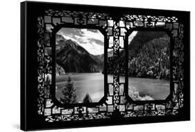 China 10MKm2 Collection - Asian Window - Great View of Lake in the Jiuzhaigou National Park-Philippe Hugonnard-Framed Stretched Canvas