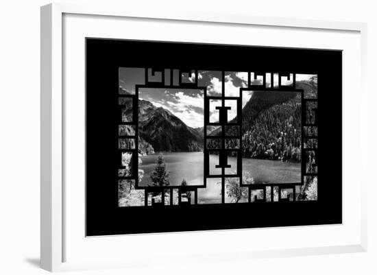 China 10MKm2 Collection - Asian Window - Great View of Lake in the Jiuzhaigou National Park-Philippe Hugonnard-Framed Photographic Print