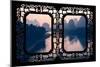 China 10MKm2 Collection - Asian Window - Great View of Yangshuo with Karst Mountains at Sunrise-Philippe Hugonnard-Mounted Photographic Print